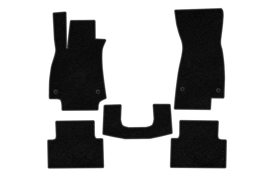 Audi A5 2024– Textil-Fußmatten Classic V2 (Sedan, schwarz) Image