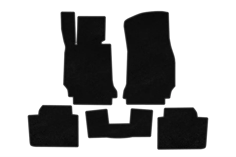 BMW 4 Series F32/F33/F36 2012-2020 Textil-Fußmatten Classic (Für F36, Schwarz) Image