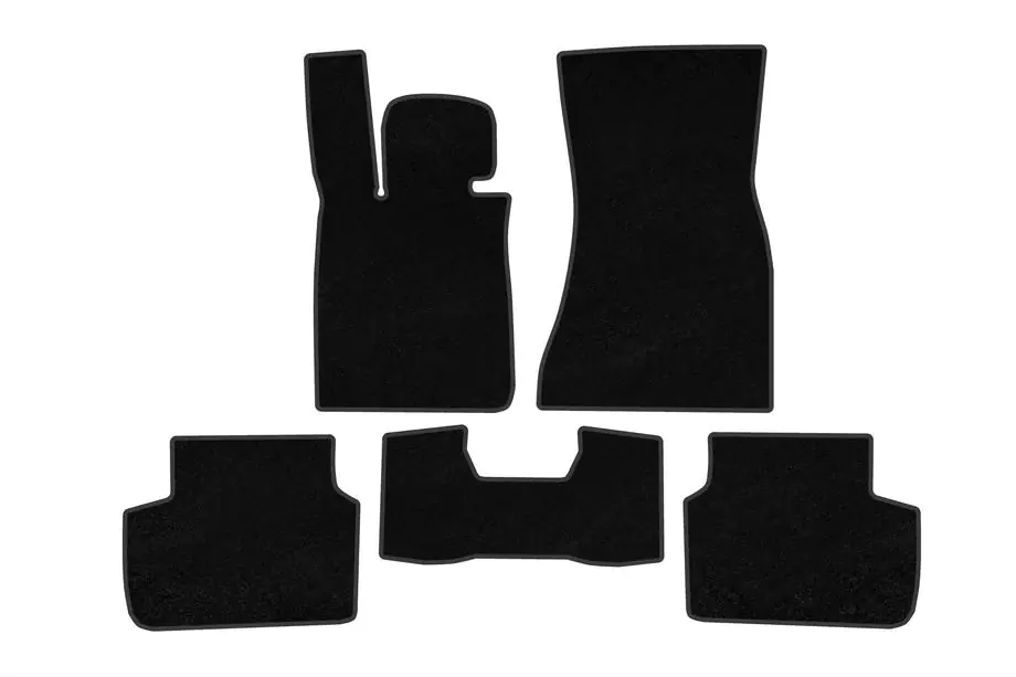 BMW 7 Series G11/G12 2015-2022 Textil-Fußmatten Classic (für G11, schwarz) Image