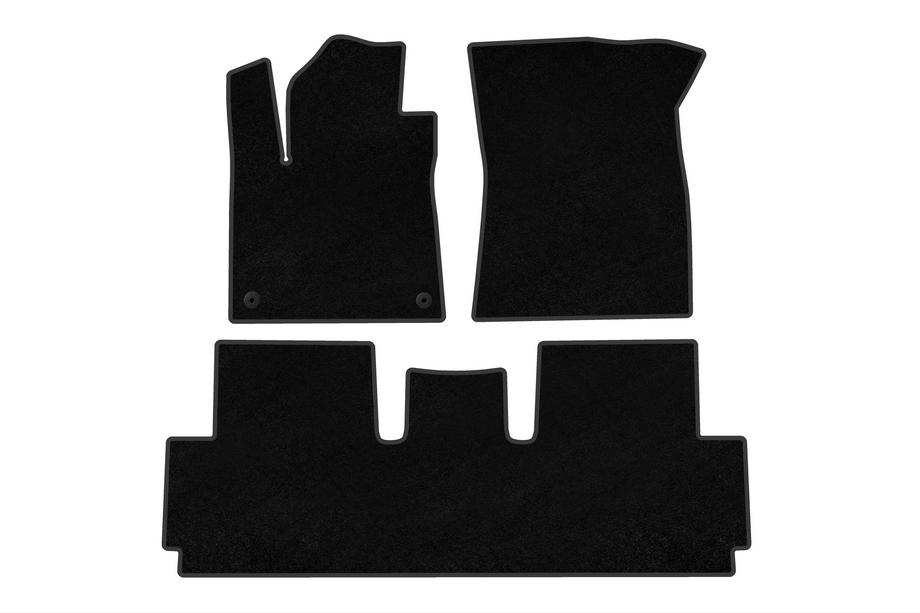 Citroen C-4 Picasso 2013–2022 Textil-Fußmatten Classic (für Grand, 2 Reihen, Schwarz) Image