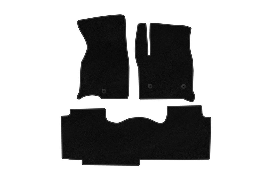 Chevrolet Tahoe 2020- Textil Fußmatten Classic (2 Reihen, Schwarz) Image