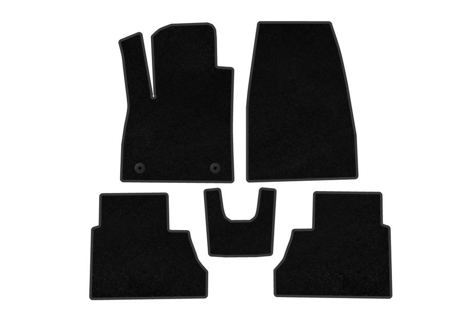Ford Courier 2023- Textil Fußmatten Classic (Schwarz) Image