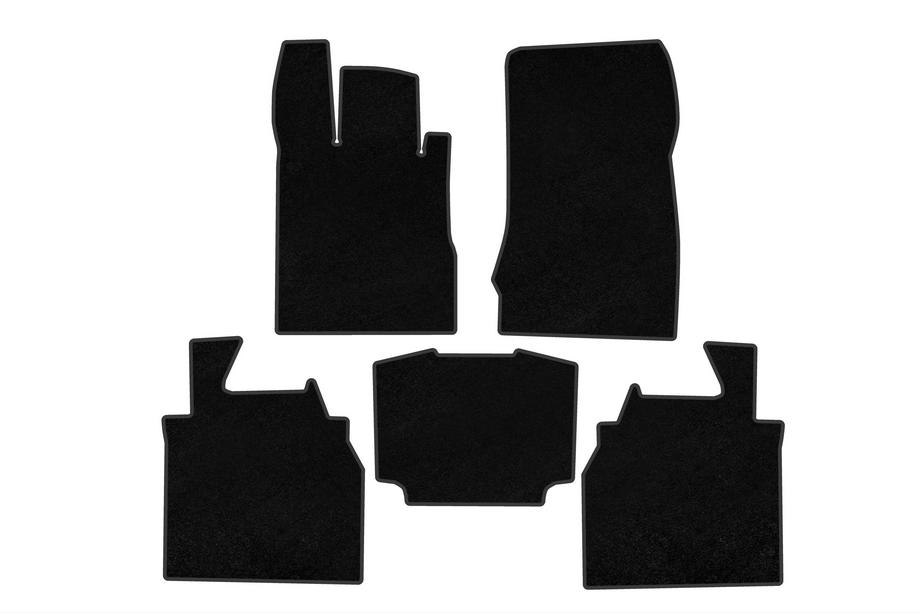 Mercedes S-class W220 1998-2005 Textil Fußmatten Classic (Long, Schwarz) Image