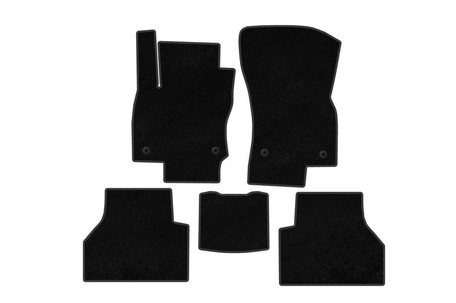 Volkswagen Caddy 2020- Textil Fußmatten Classic (Schwarz) Image