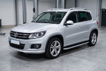 Volkswagen Tiguan 2007-2016 Seitenschweller Tayga Grey (2 Stk., Aluminium) Foto 1