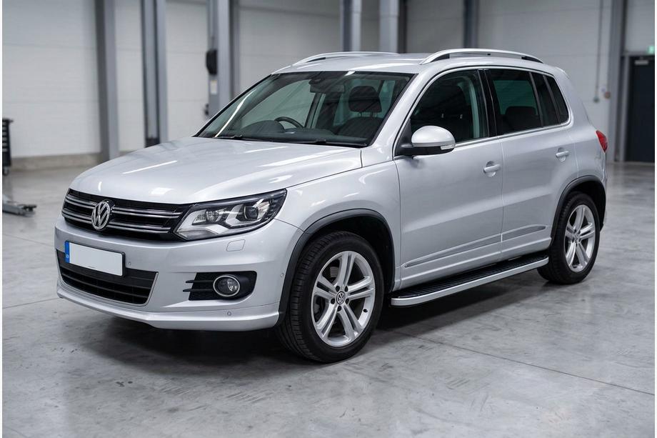 Volkswagen Tiguan 2007-2016 Seitenschweller Tayga Grey (2 Stk., Aluminium) Image