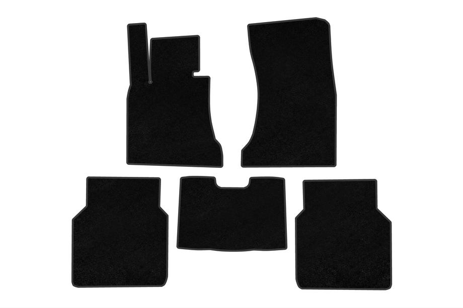 BMW 7 Series E65/66 2001-2008 Premium Textilfußmatten (für E66, schwarz) Image