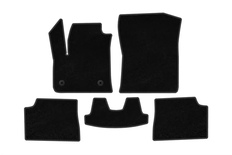 Fiat 600/600e 2023– Textil-Fußmatten Premium (Elektro, Schwarz) Image