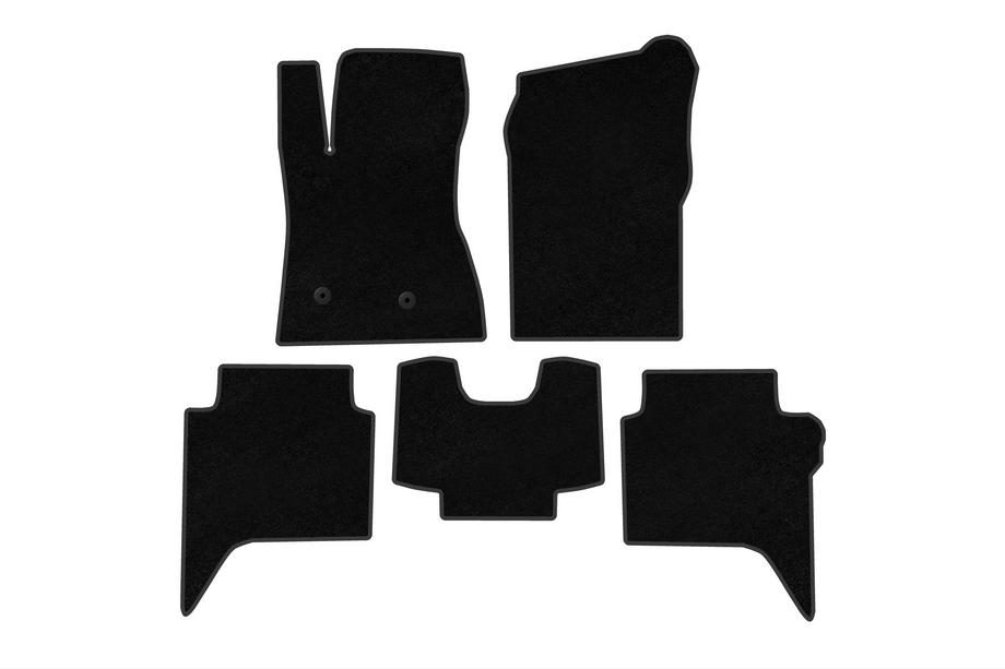 Ford Ranger 2022- Textil Fußmatten Premium (Schwarz) Image