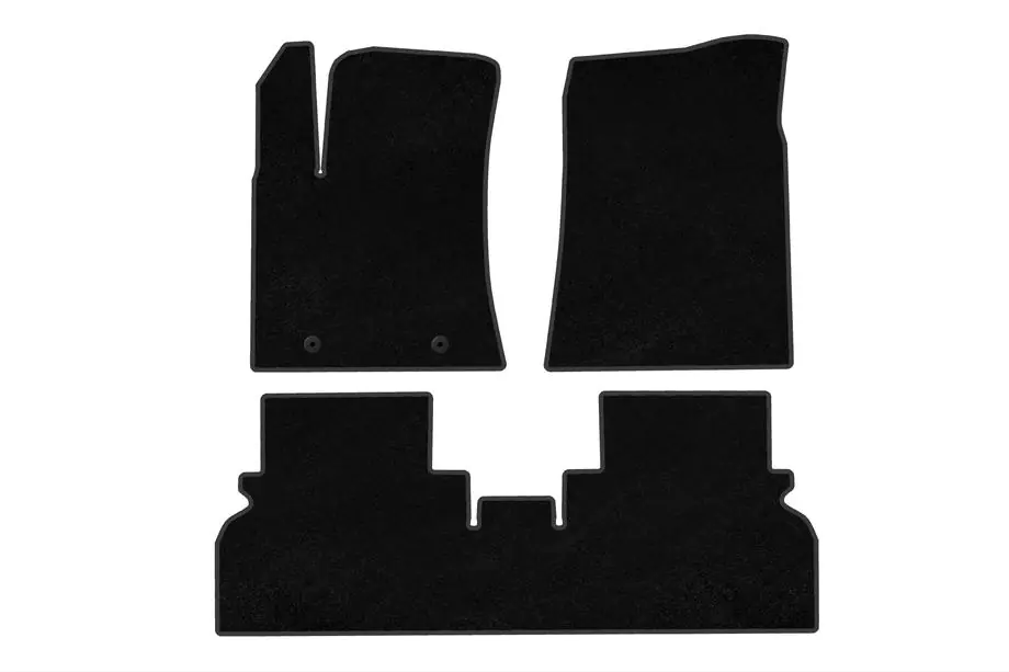 Hyundai Kona 2023- Textil-Fußmatten Premium (Elektro, Schwarz) Image
