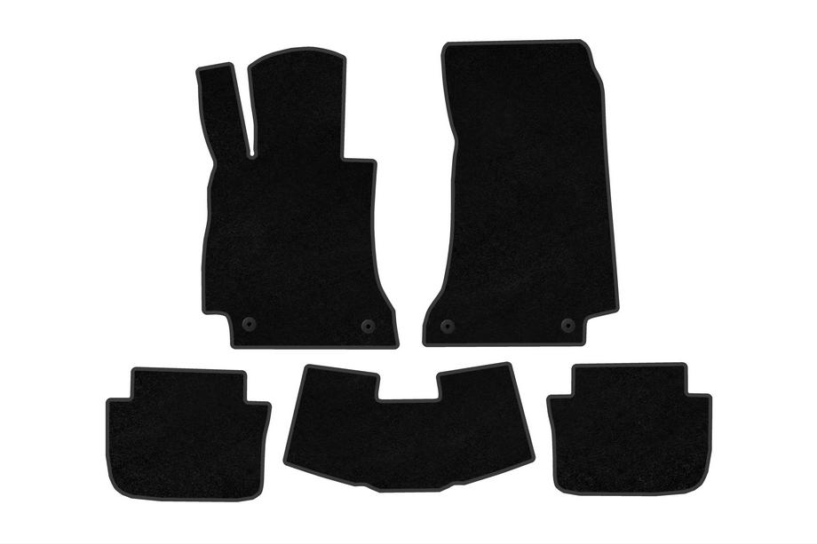 Mercedes E-class W214 2023- Textil-Fußmatten Premium (Cabrio, Schwarz) Image