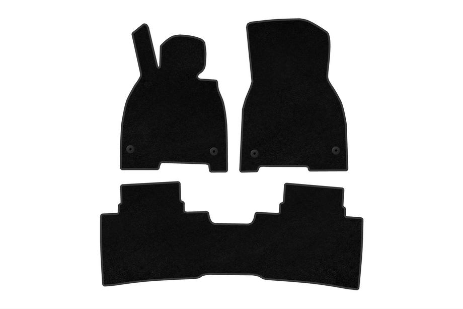 Mercedes EQS 2021- Textil Fußmatten Premium (Schwarz) Image
