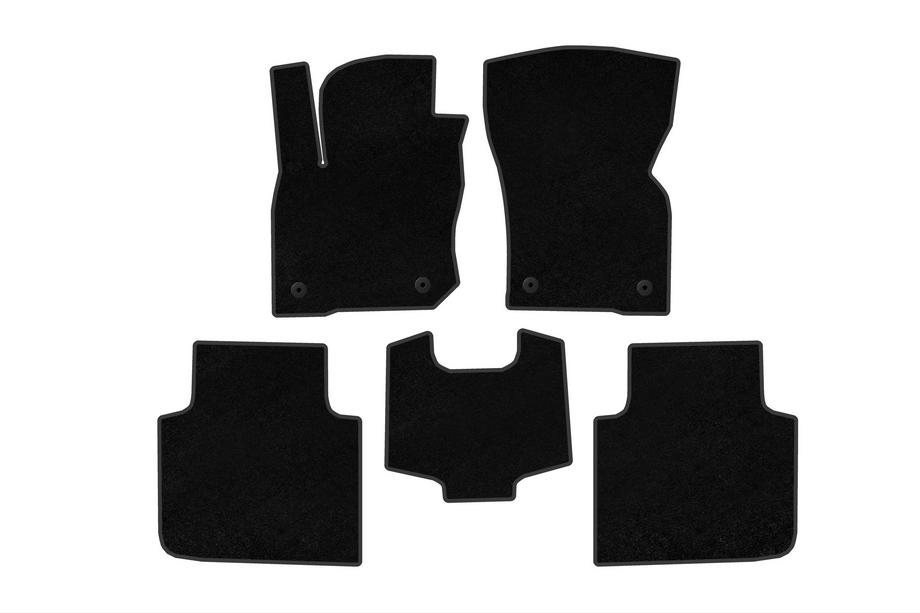 Skoda Kodiaq 2023- Textil Fußmatten Premium (Schwarz) Image