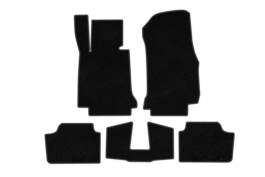 BMW 2 Series F22/F23 2014-2021 Textil-Fußmatten Deluxe (Für F22, Schwarz) Image