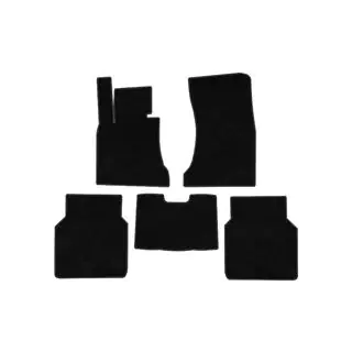 Textil-Fußmatten Deluxe (für E66, schwarz) Foto 2