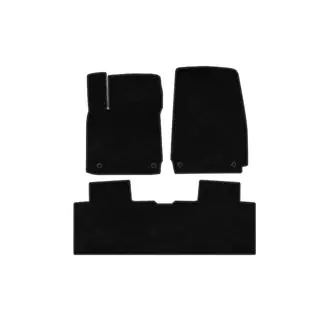 Textil Fußmatten Deluxe (Schwarz) Foto 1