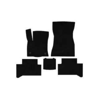 Textil Fußmatten Deluxe (Schwarz) Foto 1