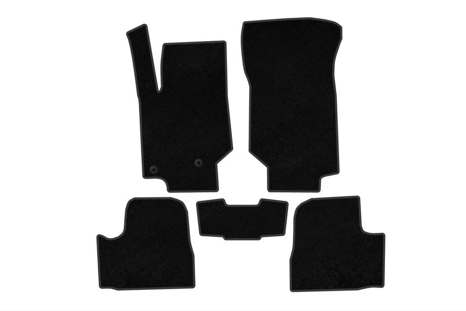 Peugeot 208 2019- Textil-Fußmatten Deluxe (Benzin, Schwarz) Image