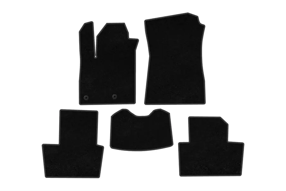 Renault Austral 2022- Textil-Fußmatten Deluxe (Benzin, Schwarz) Image