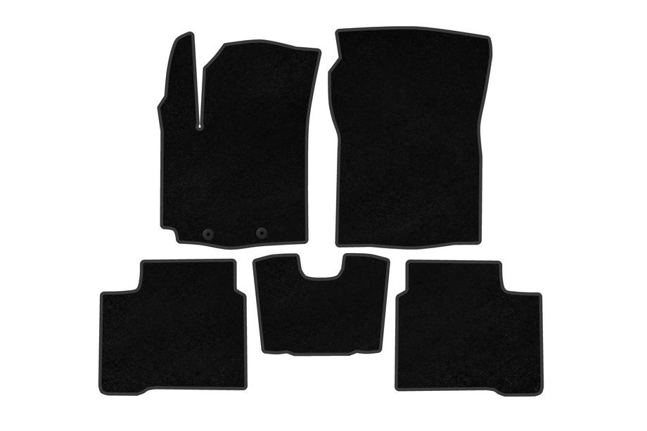 Suzuki Swift 2017-2024 Textil Fußmatten Deluxe (Schwarz) Image