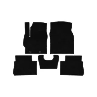 Textil-Fußmatten Deluxe (Hybrid, Schwarz) Foto 1