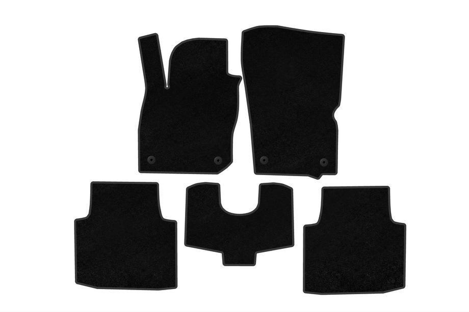 Volkswagen Passat B9 2023- Textilfußmatten Deluxe (SW, Schwarz) Image