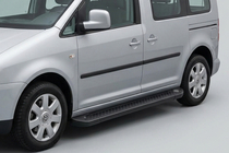 Volkswagen Caddy 2010-2015 Trittbretter Allmond Black (2 Stk., Aluminium) Maxi Radstand Foto 1