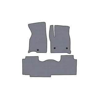 Gummimatten Carsuit (2 Reihen, Grau) Foto 1