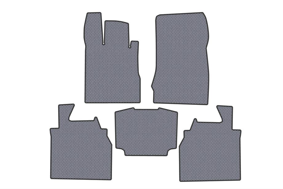 Mercedes S-class W220 1998-2005 Gummimatten Carsuit (Long, Grau) Foto 1