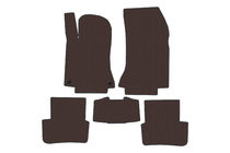Mercedes B-class W246 2011-2018 Gummimatten Carsuit (Braun) Foto 1