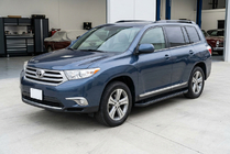 Toyota Highlander 2008-2013 Trittbretter Allmond Black (2 Stk., Aluminium) Foto 1