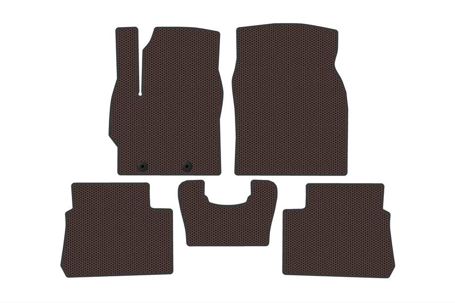 Toyota Yaris/Yaris Cross (XP210) 2020- Carsuit Gummimatten (Hybrid, Braun) Image