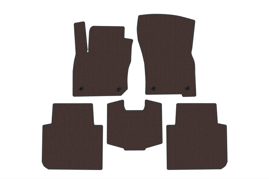 Volkswagen Tayron 2024– Gummimatten Carsuit (Braun) Foto 1