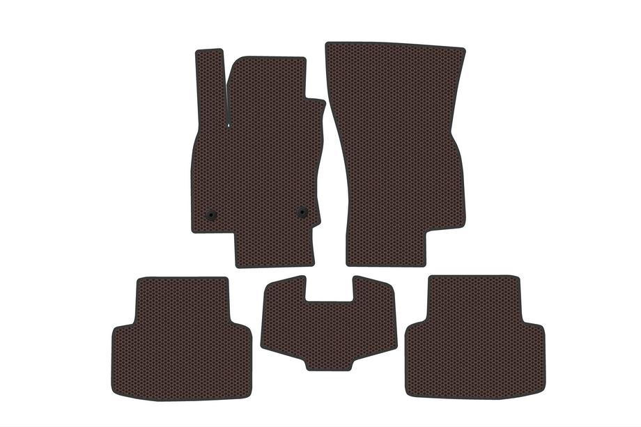 Volkswagen Taos/Tharu 2018–2024 Gummimatten Carsuit (Braun) Image