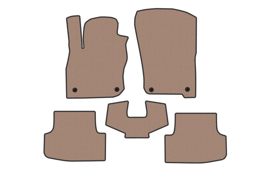 Audi A3 2020- Gummimatten Carsuit (HB, beige) Image