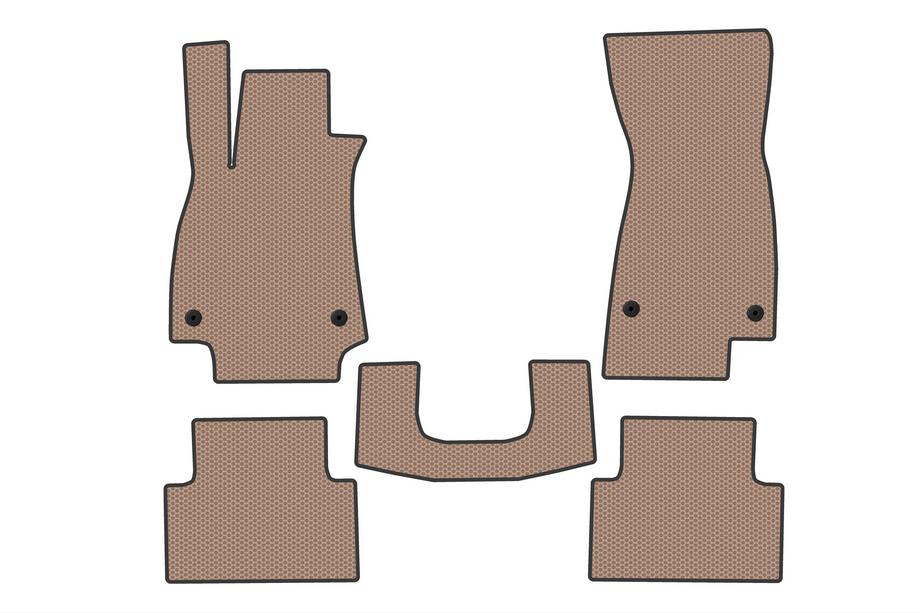 Audi A5 2024– Carsuit V2 Gummifußmatten (Limousine, Beige) Image