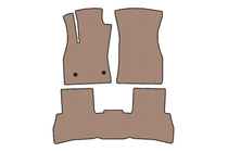 Fiat Doblo II 2010-2022 Carsuit V2 Gummimatten für den Innenraum (2010-2015, Beige) Foto 1