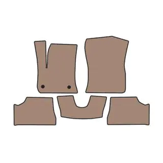 Gummimatten Carsuit (Beige)
