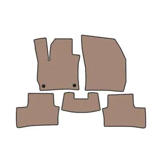 Gummimatten Carsuit (Elektro, Beige)