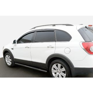 Seitenschutzrohre Black (2 Stk., Edelstahl) Chevrolet Captiva 2006-2019