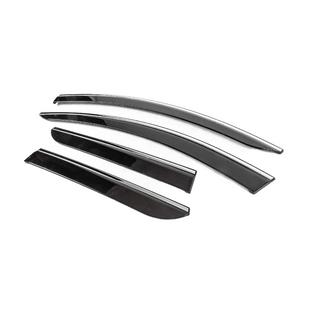Windabweiser mit Chromleisten (4 Stk., Sunplex Chrome) Dacia Duster 2018-2024 Foto 2