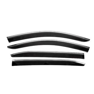 Windabweiser mit Chromleisten (4 Stk., Sunplex Chrome) Citroen C5 Aircross 2017-2025 Foto 1