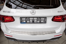 Mercedes GLC X253 2015-2022 Heckstoßstangenschutz Carmos (2019-2022, Edelstahl) Foto 1