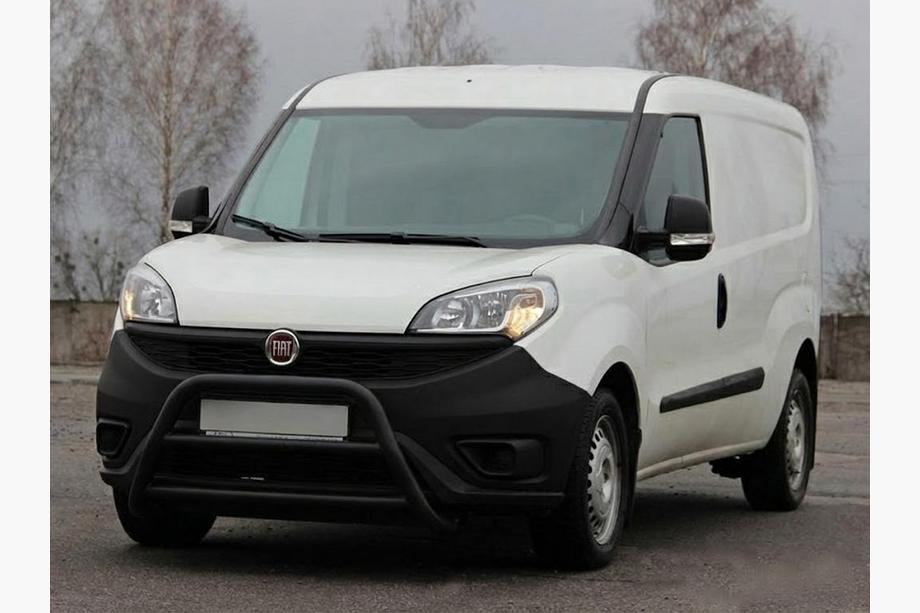 Fiat Doblo II 2010-2022 Frontbügel WT022 Schwarz (Edelstahl) Foto 2