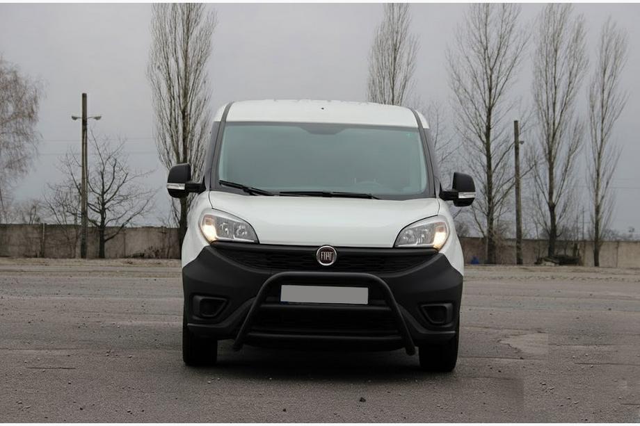 Fiat Doblo II 2010-2022 Frontbügel WT022 Schwarz (Edelstahl) Foto 1