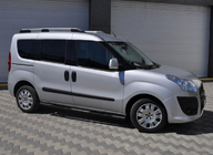 Fiat Doblo II 2010-2022 Seitenschutzrohre Black (2 Stk., Edelstahl) 70mm, Maxi Radstand Foto 2