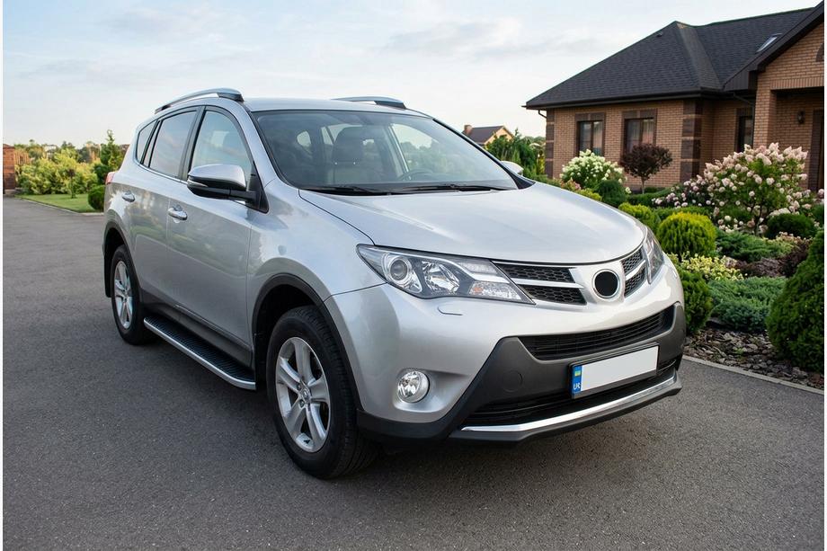 Toyota Rav 4 2013-2018 Seitenschweller Tayga Grey (2 Stk., Aluminium) Image