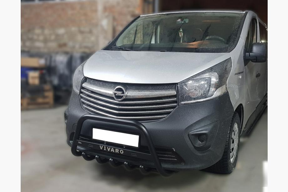 Opel Vivaro 2015-2019 Frontbügel WT004 Schwarz (Edelstahl) Image