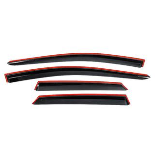 Windabweiser mit Chromleiste Niken Luxury (4 Stk) Foto 4
