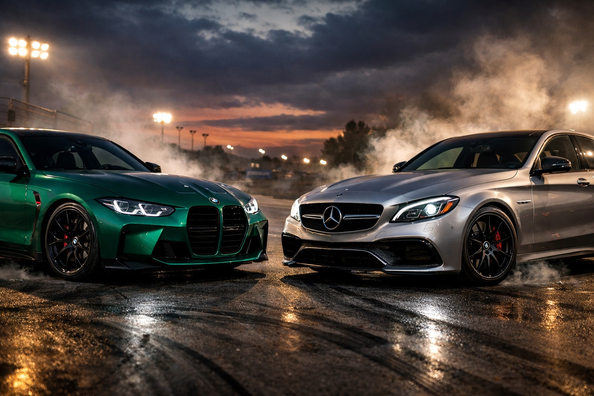 Vergleich: BMW M3 vs Mercedes C63